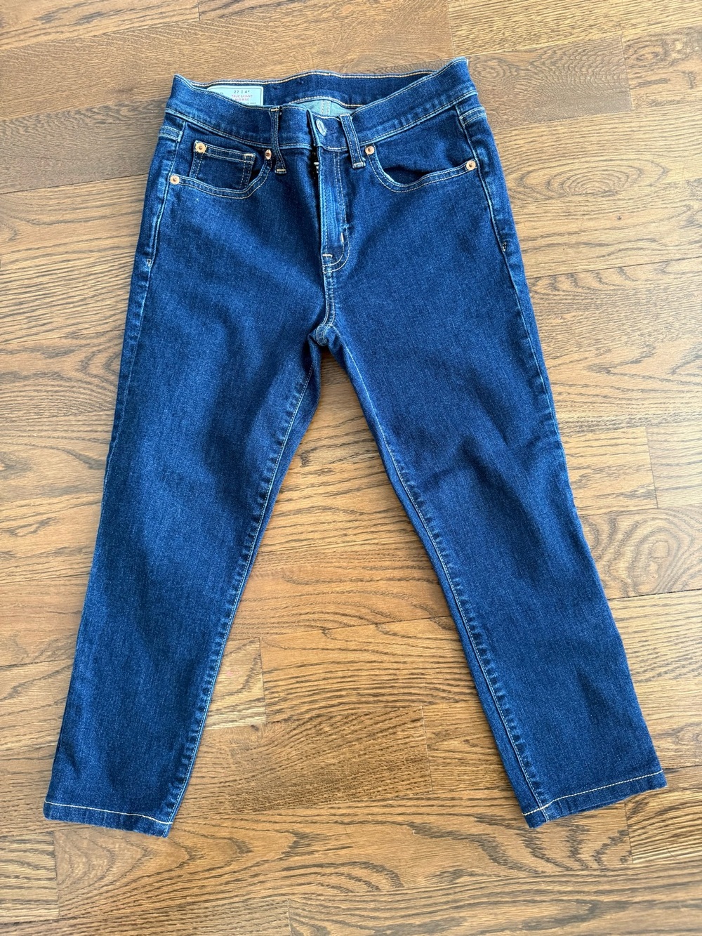 GAP Straight-Leg Women's Jeans in Deep Blue